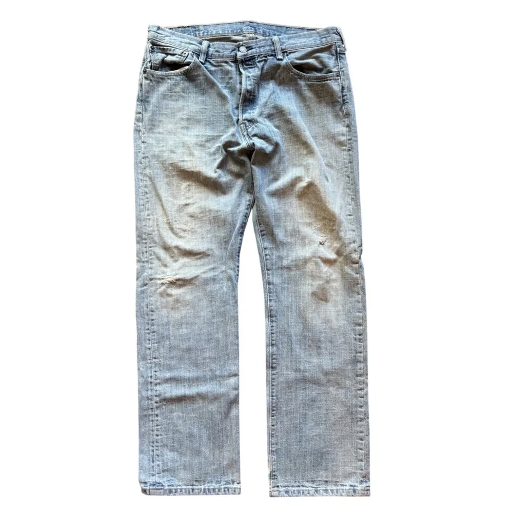 Vintage 00's Y2K Levi's 501 Light Wash Button Fly Jeans Made In Mexico